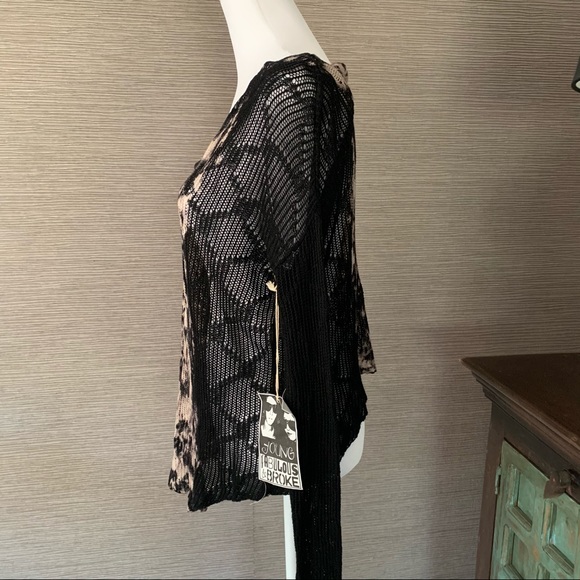 Young Fabulous and Broke tie-dye open knit sweater - Picture 4 of 6